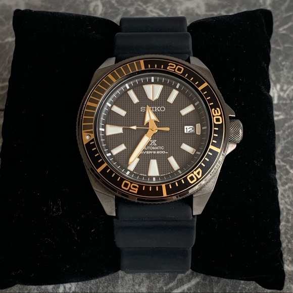 seiko srpb55 mens black ion prospex automatic dive watch